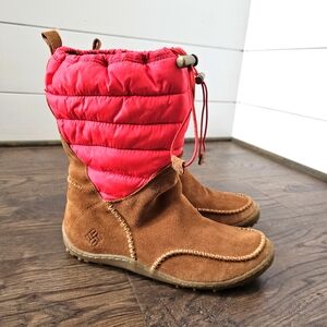 COLUMBIA "Minx Moccasin" OMNI HEAT WATERPROOF WINTER SNOW BOOTS SIZE 7.5